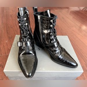 All Saints croc boots